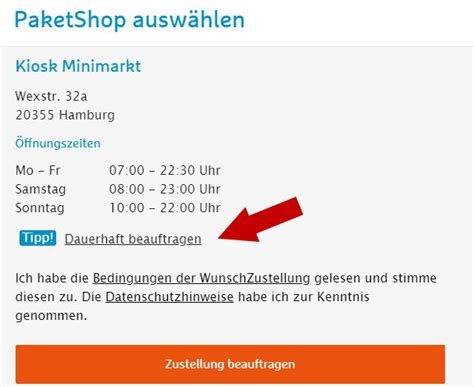 adresse ändern bei hermes.